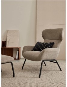 Hnedý taburet Belina – Kave Home