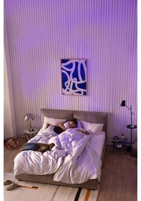 Čierna voľne stojacia lampa s odkladacím priestorom Markslöjd Linear