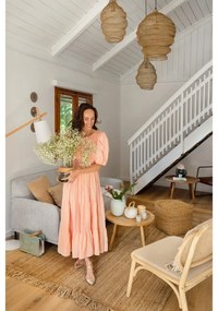 Biela stojacia lampa Kave Home Jovik
