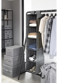 Sivý koš na bielizeň Bigso Box of Sweden Bin, 69 l