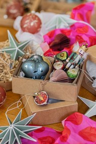 Drevené vianočné ozdoby v súprave 6 ks 13 cm Nikita – Bloomingville