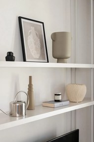 Čierne terakotové vázy v súprave 3 ks (výška 6 cm) Sofra – Kave Home