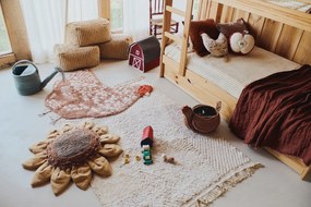 Detský sedací vak v horčicovej farbe Haystack – Lorena Canals