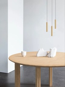 LED závesné svietidlo s dreveným tienidlom ø 3 cm Chimes – UMAGE