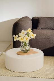 Béžový taburet Folk – noo.ma