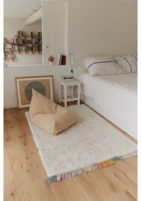 Krémový prateľný ručne tkaný bavlnený detský koberec 120x160 cm Stardust – Lorena Canals