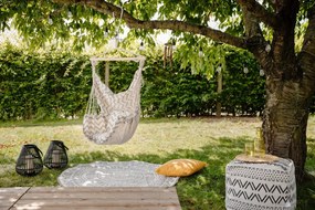 Žltá sklenená karafa s pohárom, 800 ml