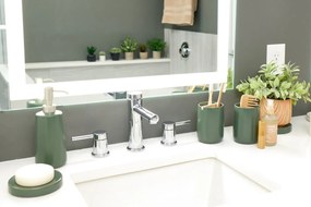 Zelený keramický dávkovač mydla iDesign Eco Vanity