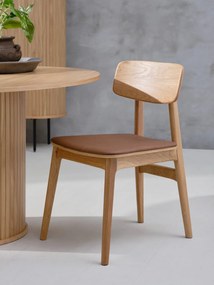 Okrúhly jedálenský stôl v dekore duba ø 120 cm Nola – Unique Furniture