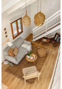 Odkladací stolík z mangového dreva Zuiver Dendron, ⌀ 60 cm