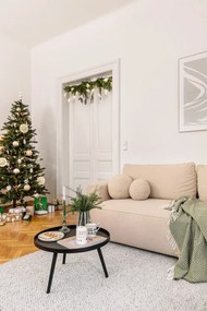 Béžová rozkladacia pohovka z textílie buklé 247 cm Quinoa – Bonami Selection