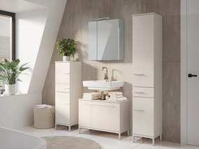 Sivá kúpeľňová skrinka 60x71 cm – Germania