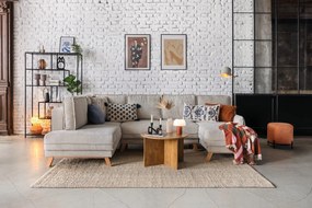 Béžová stojacia lampa Kave Home Alish