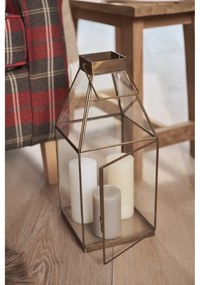 Smotanovobiela sviečka Rustic candles by Ego dekor Rust, doba horenia 58 h