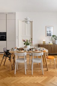 Biela kameninová váza Kähler Design Hammershoi, výška 20 cm