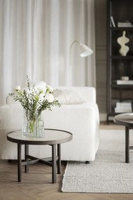 Hnedá vitrína z dubového dreva 95x195 cm Everett – Rowico