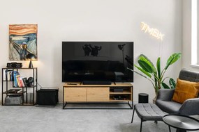 Čierna stolová lampa Leitmotiv Sublime, výška 35 cm