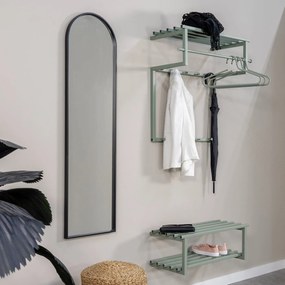 Zeleno-sivý kovový stojan na topánky Marco – Spinder Design