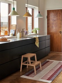 Súprava 2 zelených keramických kvetináčov Hübsch Herb