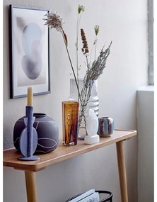 Čierna terakotová váza Bloomingville Niza, výška 16,5 cm