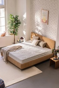 Modrý hliníkový odkladací stolík White Label Ringar, ø 39,5 cm