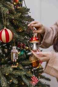 Sklenená vianočná ozdoba 9 cm Candy – Bloomingville