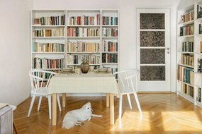 Biela knižnica Tvilum Basic, 79 x 203 cm