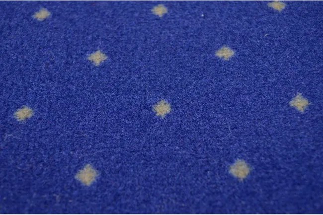 Metrážny koberec AKTUA modrý