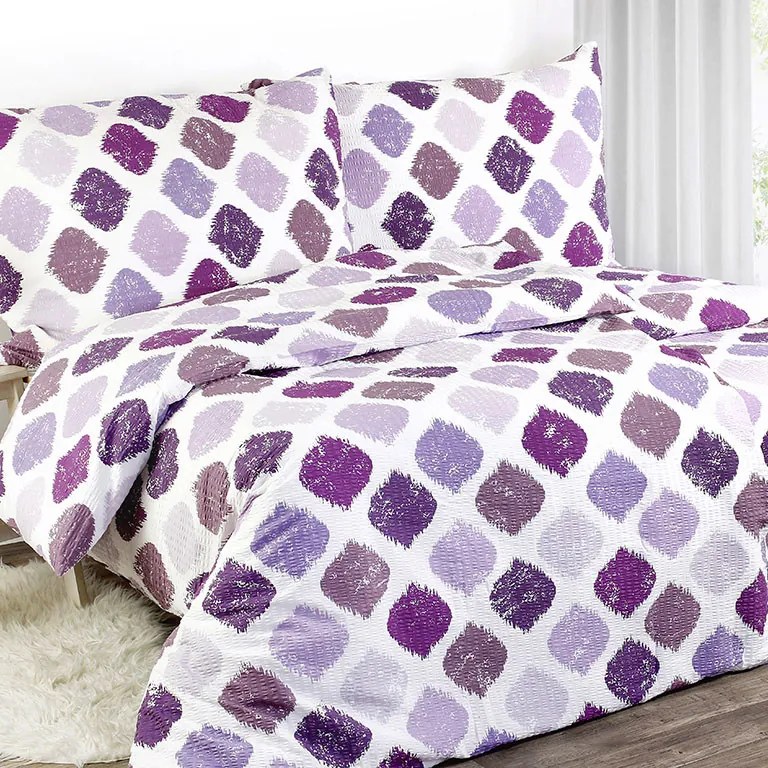 Goldea krepové posteľné obliečky - vzor 465 140 x 200 a 70 x 90 cm