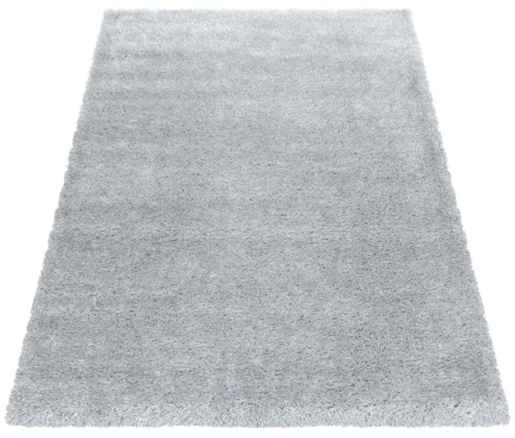 Ayyildiz koberce Kusový koberec Brilliant Shaggy 4200 Silver - 60x110 cm