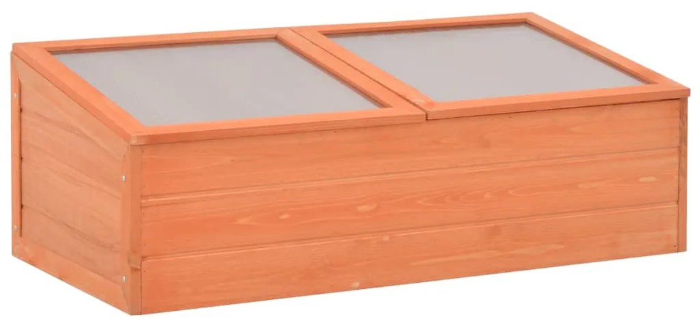 vidaXL Skleník 100x50x34 cm drevený