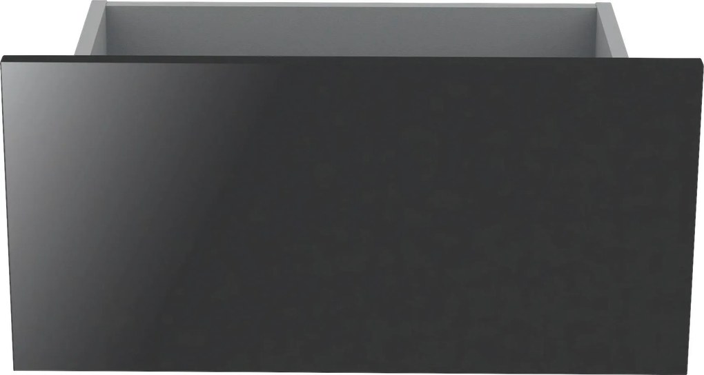 XXXLutz ZÁSUVKA, antracitová s vysokým leskom, 45/22/37 cm Hom`in - Skrine - 002647010052