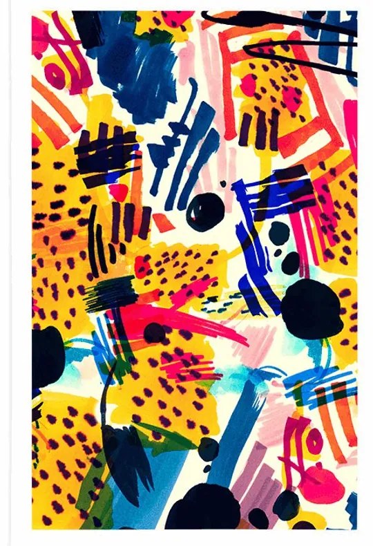 Plagát pop art abstrakcia