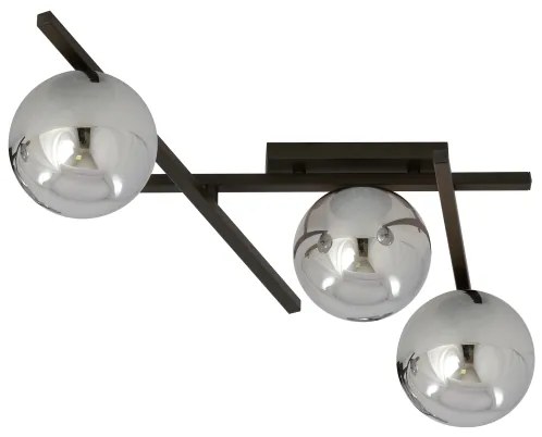 Stropné svietidlo SMART 3xE14/10W/230V čierna/šedá