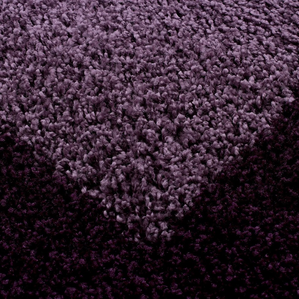 Ayyildiz koberce Kusový koberec Life Shaggy 1503 lila kruh - 160x160 (priemer) kruh cm