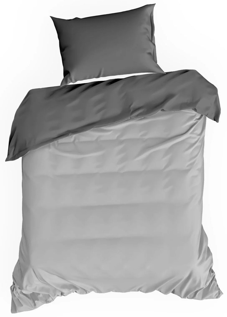 SATÉNOVÉ OBLIEČKY NOVA3 140X200 CM, 1KS 70X80 CM SVETLOSIVÉ