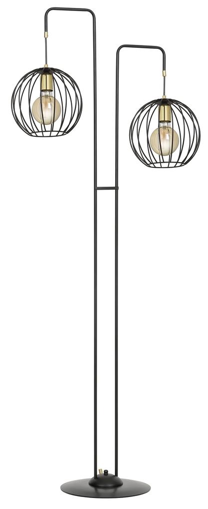 ALBIO LP2 | dizajnová stojaca lampa Farba: Čierna