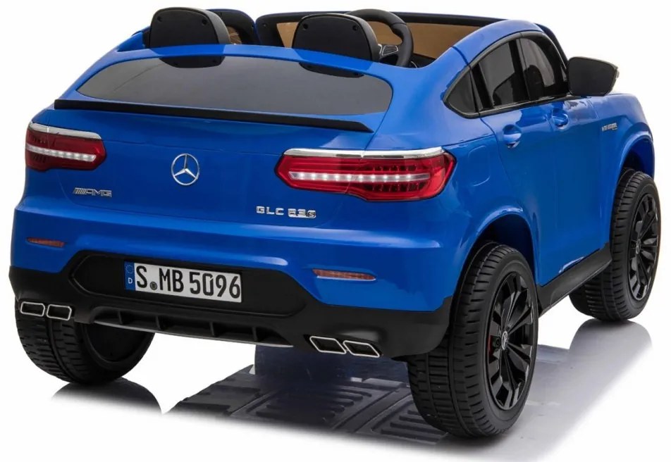 RAMIZ Elektrické autíčko Mercedes GLC 63S - Modré - MOTOR 4x45W - BATÉRIA - 2 x 12V/7Ah - 2023