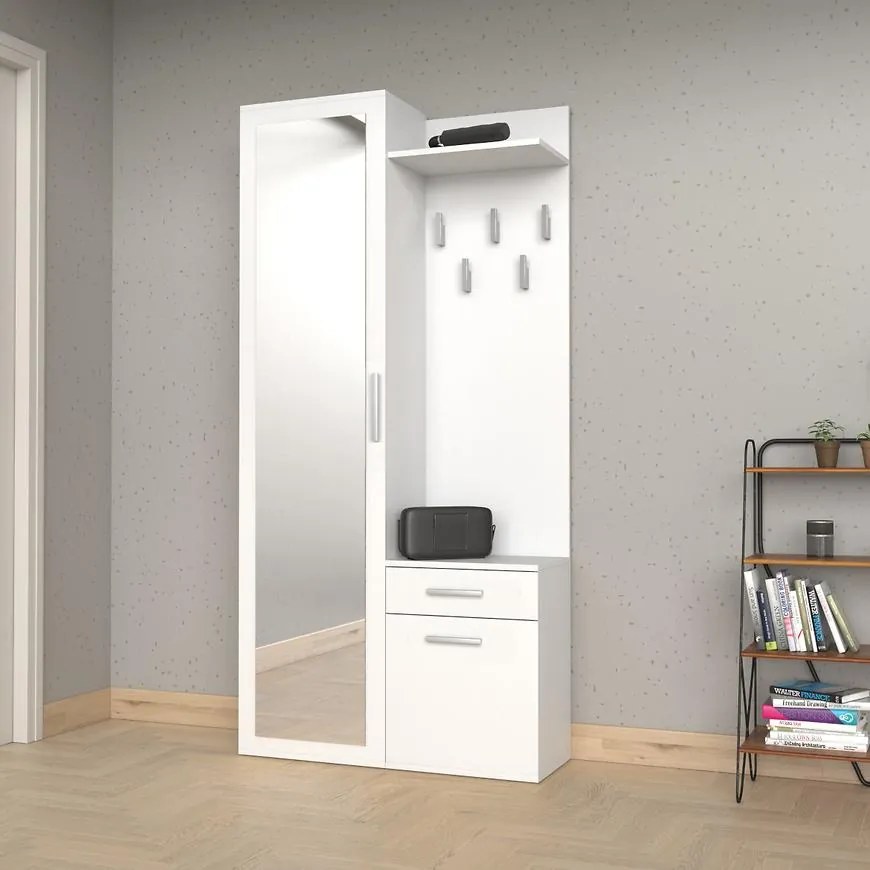 Predsieňový nábytok Duo Biely Mat