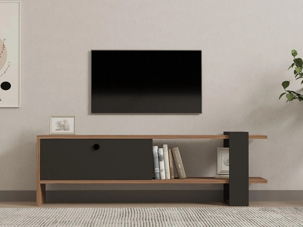 TV stolík/skrinka Tinaku (dub + antracit) . Vlastná spoľahlivá doprava až k Vám domov. 1095104