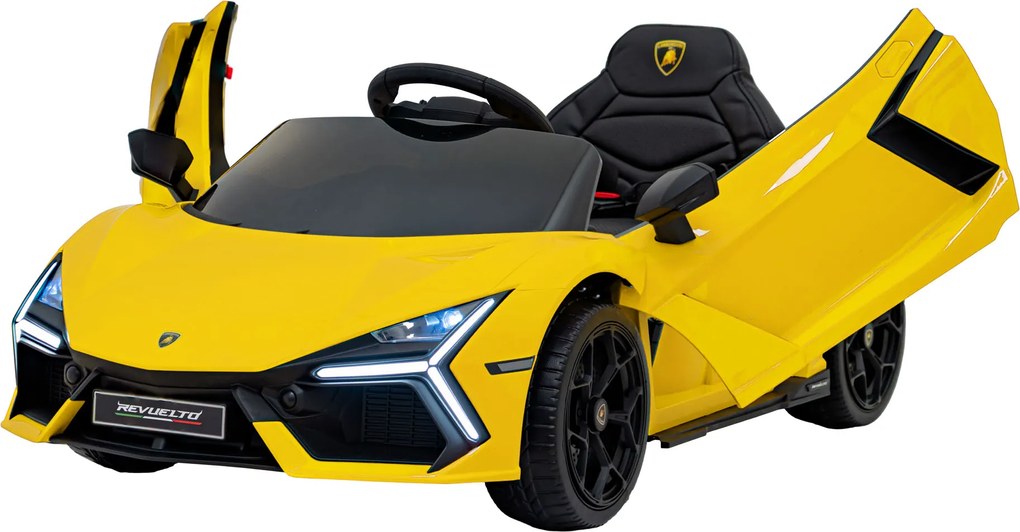 Ramiz Lamborghini Revuelto vozidlo Žltá