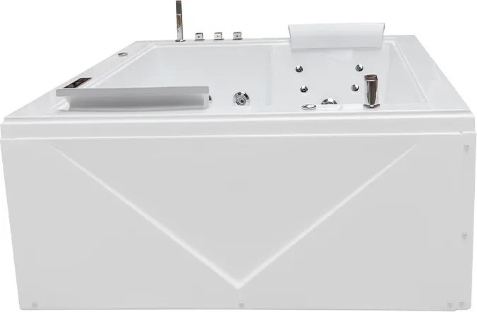 BPS-koupelny Hydromasážna vaňa DIABLO 666 II 180x150 s ohrevom vody