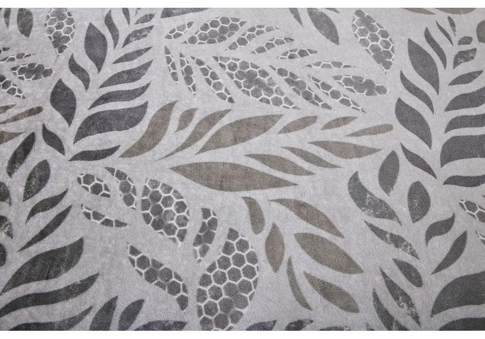 Sivé obliečky na jednolôžko z mikroplyšu 140x200 cm Judith – My House