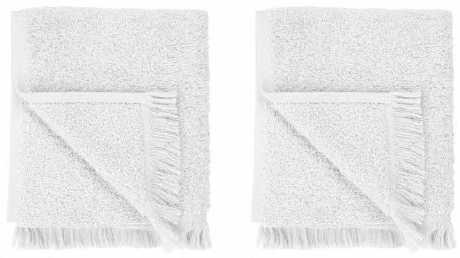 Biele bavlnené uteráky v súprave 2 ks 30x50 cm FRINO – Blomus