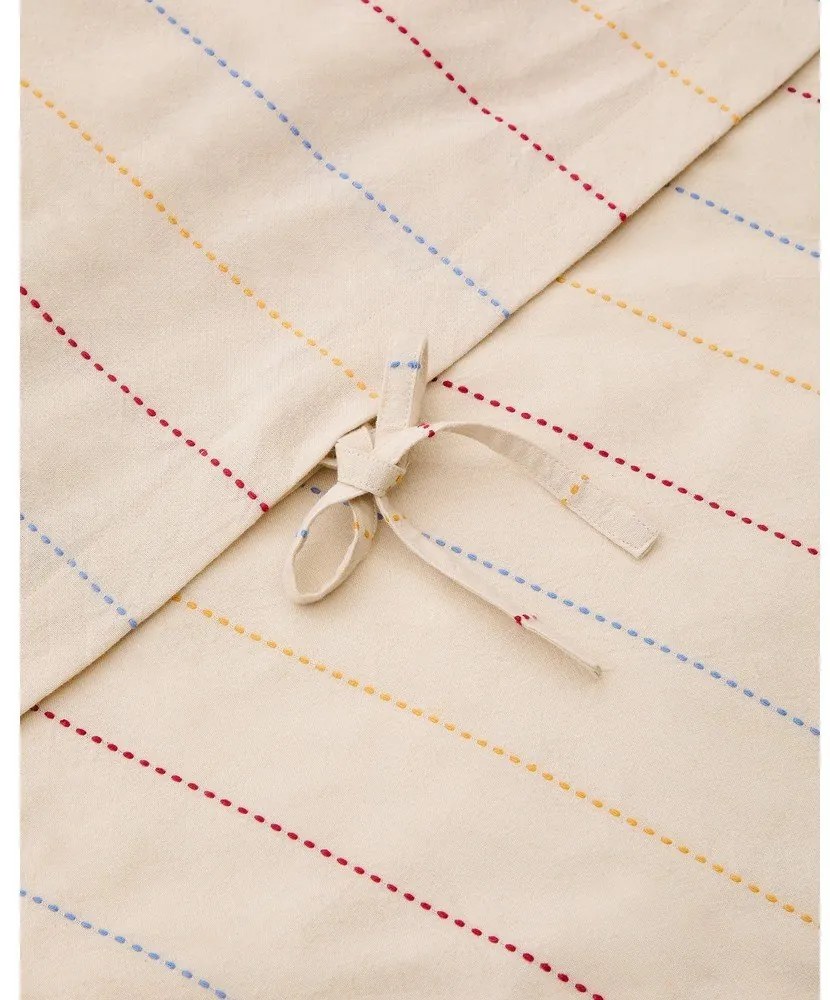 Béžové detské obliečky do postieľky z Bio bavlny s plachtou 110x180 cm Indani – Kave Home