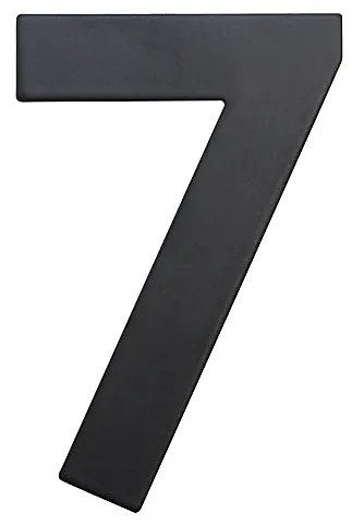Nerezové číslo v plochom „2D“ prevedení RICHTER RN.75L (čierne), 7, RICHTER Čierna matná