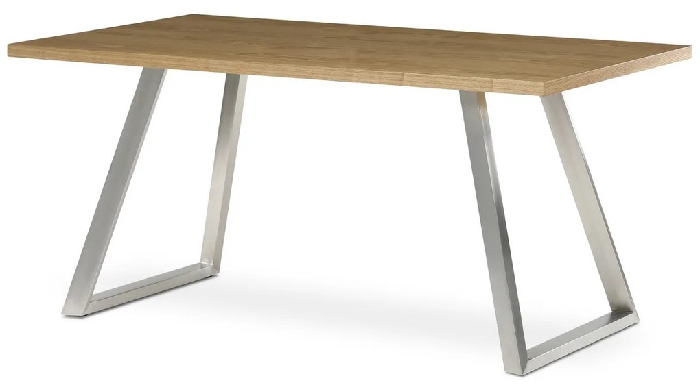 Jedálenský stôl Silver 160 x 90 cm, dub