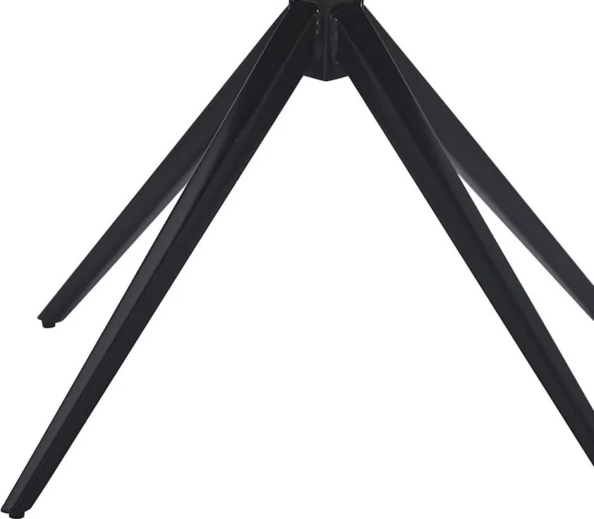 Jedálenská stolička Malibu, šedá ekokoža/krémová štruktúrovaná látka