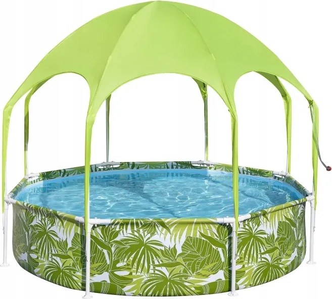 Bestway Roštový bazén s strieškou 244x51 cm pre deti