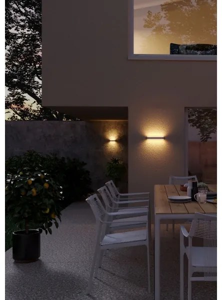 Redo 90404 - LED Vonkajšie nástenné svietidlo DASH LED/9W/230V 4000K IP65 hnedá